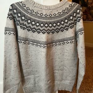 gray christmas holiday sweater